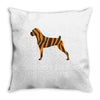 tiger pattern Throw Pillow