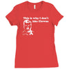 i dont like clowns tfunny Ladies Fitted T-Shirt