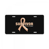 Survivor Of Uterine Cancer License Plate