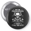 paramedic Pin-back button