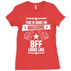 Awesome Bff Looks Like Ladies Fitted T-Shirt