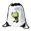 oh my gir Drawstring Bags