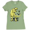 tyrannosaurus rex Ladies Fitted T-Shirt