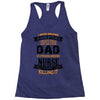 Super Cool Dad Of A Freaking Awesome Nurse Racerback Tank