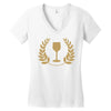 drinking logo Women's V-Neck T-Shirt