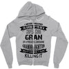 Super Cool Gran Of A Freaking Awesome Granddaughter Zipper Hoodie