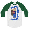 sloth loves chunk 3/4 Sleeve Shirt