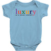 Luxury As A Croad Concept Baby Bodysuit