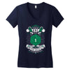 Natural 1   Orc Green Edition Women's V-Neck T-Shirt