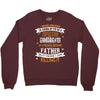 Super Cool Granddaughter Of A Freaking Awesome Father Crewneck Sweatshirt