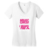I Wear Pink For My Sister Women's V-Neck T-Shirt