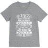 Real Kings Are Born On November 11 V-Neck Tee