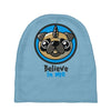 believe in pugcorns Baby Beanies
