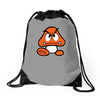 goomba super mario bros Drawstring Bags