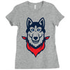 Siberian Husky Ladies Fitted T-Shirt