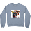 star spangled hammered Crewneck Sweatshirt