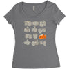 fisheye lens Women's Triblend Scoop T-shirt