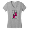 i run like a girl try to keep up Women's V-Neck T-Shirt