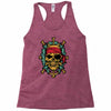 pirate bones skull Racerback Tank