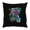 pop biker Throw Pillow
