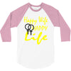 happy wife happy life 3/4 Sleeve Shirt