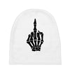 Flipping Someone Off Baby Beanies