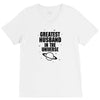 Greatest Husband In The Universe V-Neck Tee