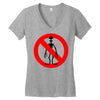 stop alien Women's V-Neck T-Shirt