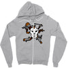 masked chaos Zipper Hoodie