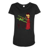save the princess Maternity Scoop Neck T-shirt