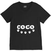 loco coco skul V-Neck Tee