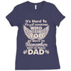 rest in peace dad Ladies Fitted T-Shirt