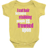i cut hair Baby Bodysuit