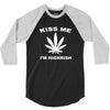 kiss me i'm highrish 3/4 Sleeve Shirt