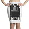 never forget floppy disk Pencil Skirts