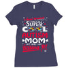 super cool autism mom Ladies Fitted T-Shirt