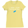 i wish i took the blue pill Ladies Fitted T-Shirt