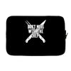don't mess with the chef Laptop sleeve