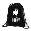 uomo rocky balboa stallone boxe pugilato cinema&amp;tv Drawstring Bags