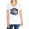 Old Car Ladies Curvy T-Shirt