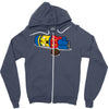 nutcracker Zipper Hoodie