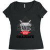 [granma name]proud grandma graduate 2018 Women's Triblend Scoop T-shirt