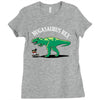 hugasaurus rex Ladies Fitted T-Shirt