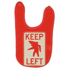 keep left shark Baby Bibs