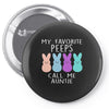 peeps bunnies Pin-back button