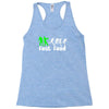 zombie fast food  funny Racerback Tank