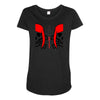 woman prank Maternity Scoop Neck T-shirt