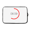 time check Laptop sleeve