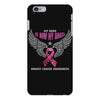 my hero is now my angel breast cancer awareness iPhone 6 Plus/6s Plus Case