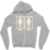 you me kleiner pimmel fun lustig Zipper Hoodie